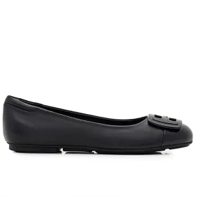 Ballerina Hogan H661 in pelle nera con accessorio H