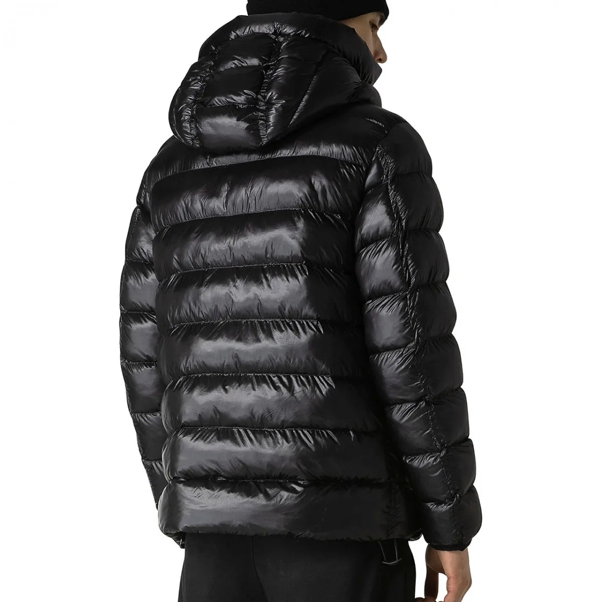 Bomber In Nylon Ripstop Rogopa RU Nero