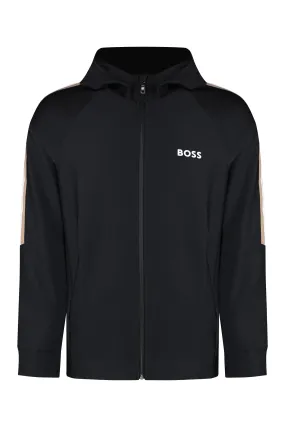 BOSS BOSS x Matteo Berrettini - Felpa full-zip con cappuccio