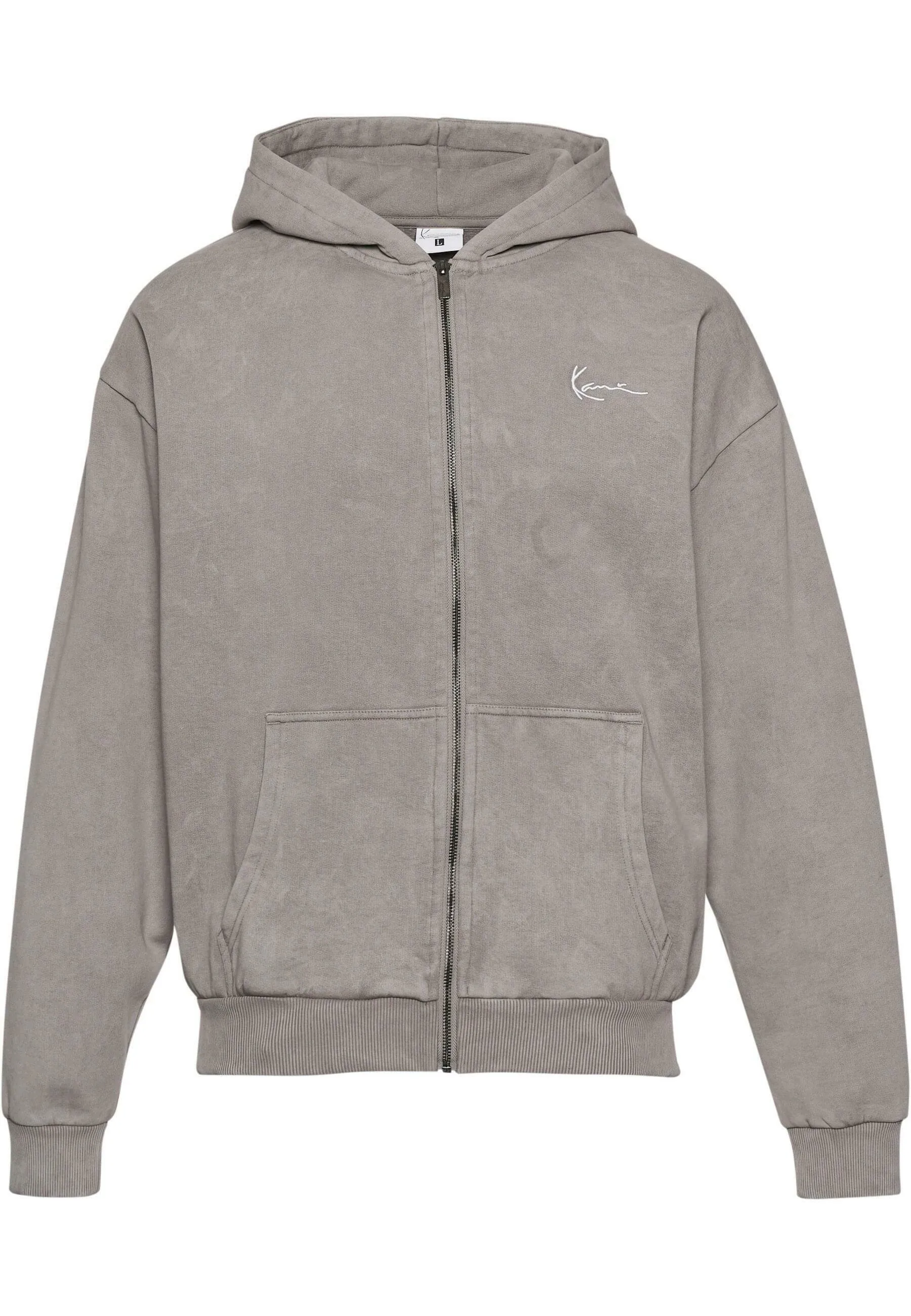 CHEST SIGNATURE OS WASHED HEAVY SWEAT WOLF FULL ZIP - Felpa con zip