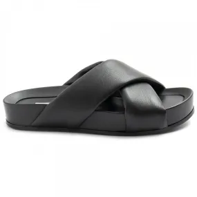 Ciabatta OA non-fashion A18 Marshmallow nera in pelle