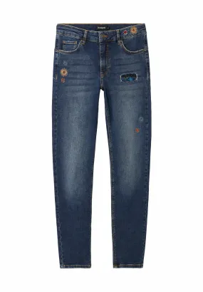 EMBROIDERED - Jeans slim fit