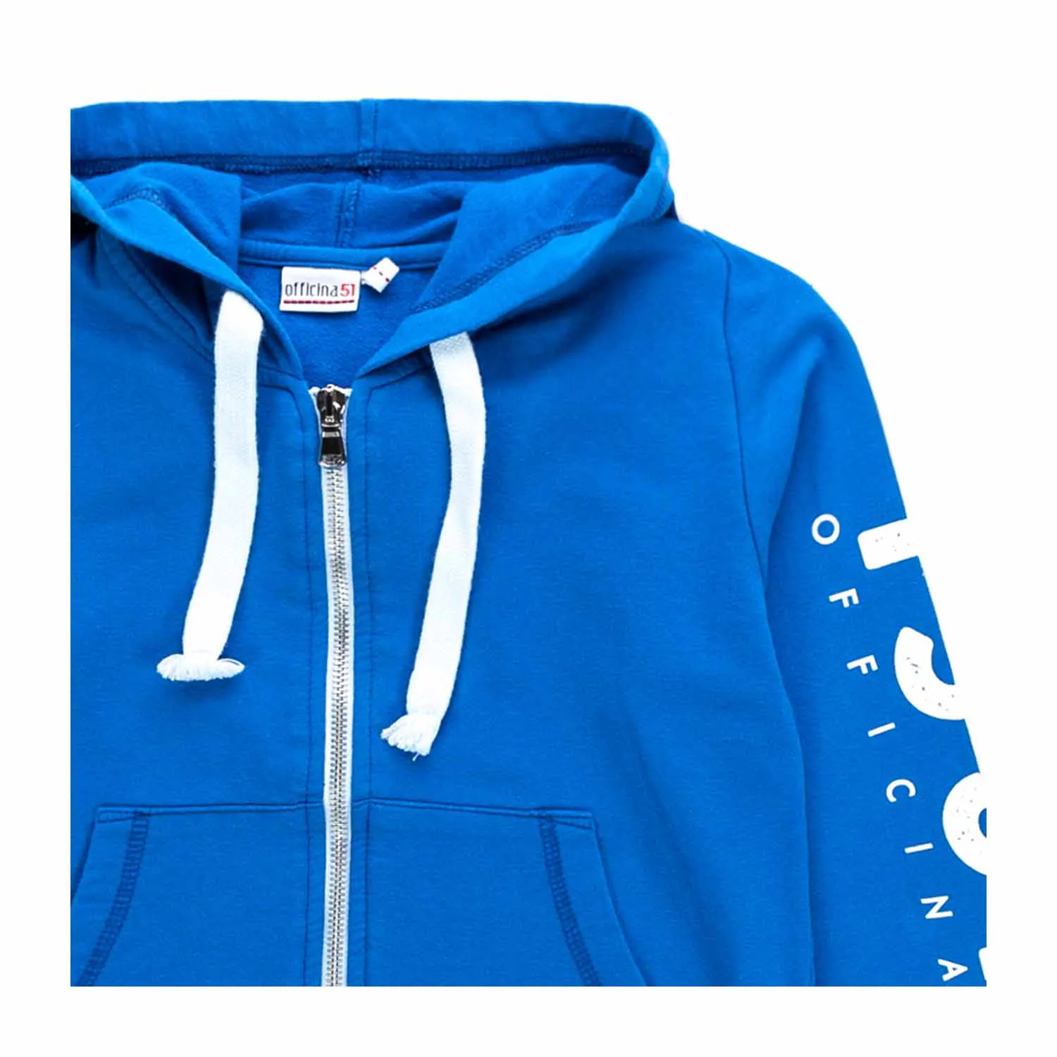 Felpa Blu Zip Bambino Boy