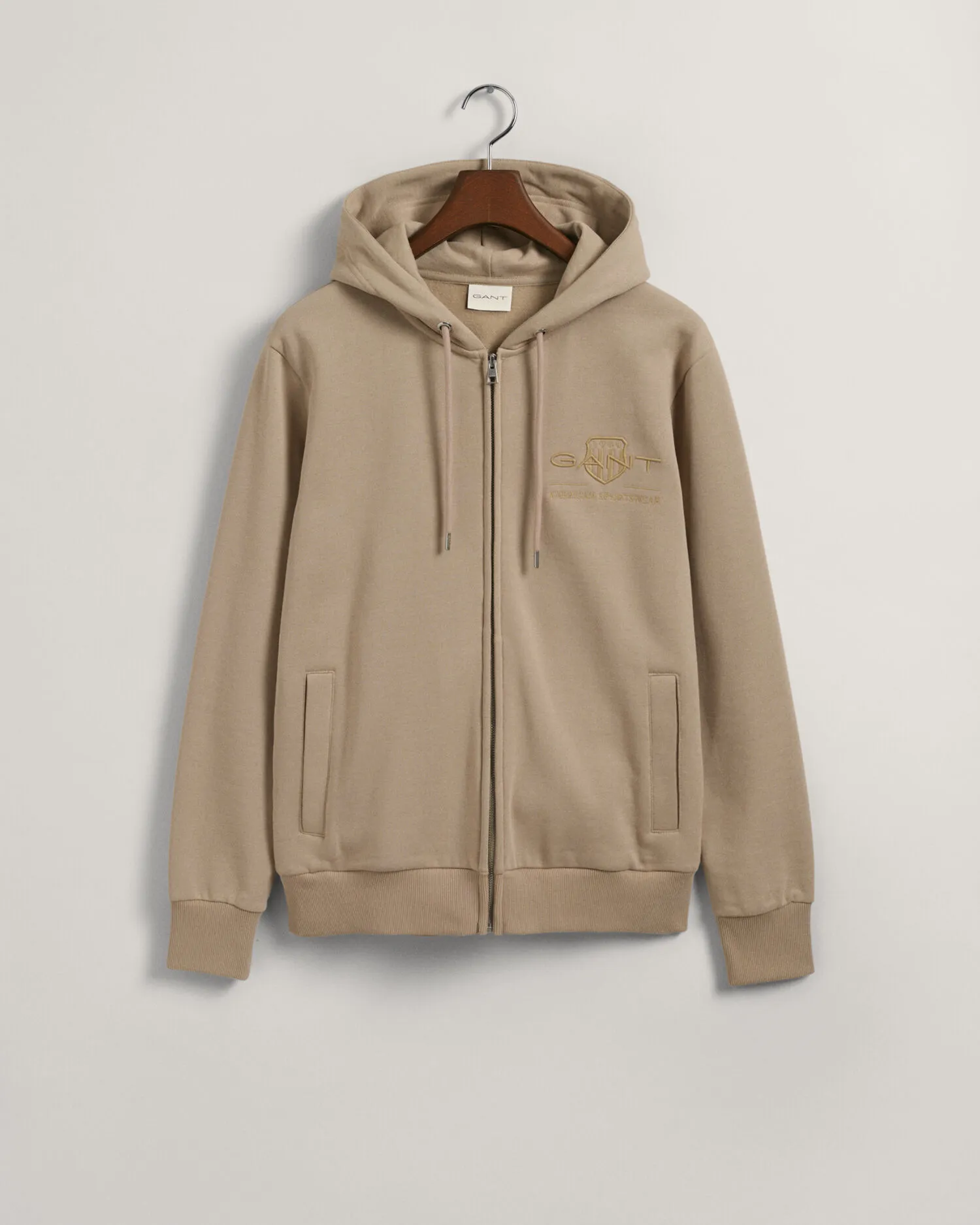 Felpa con zip e cappuccio Tonal Shield    