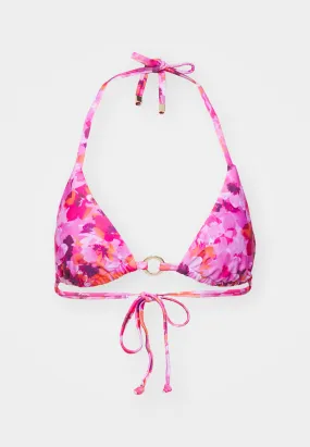 FLORAL RING TRIANGLE - Bikini pezzo sopra