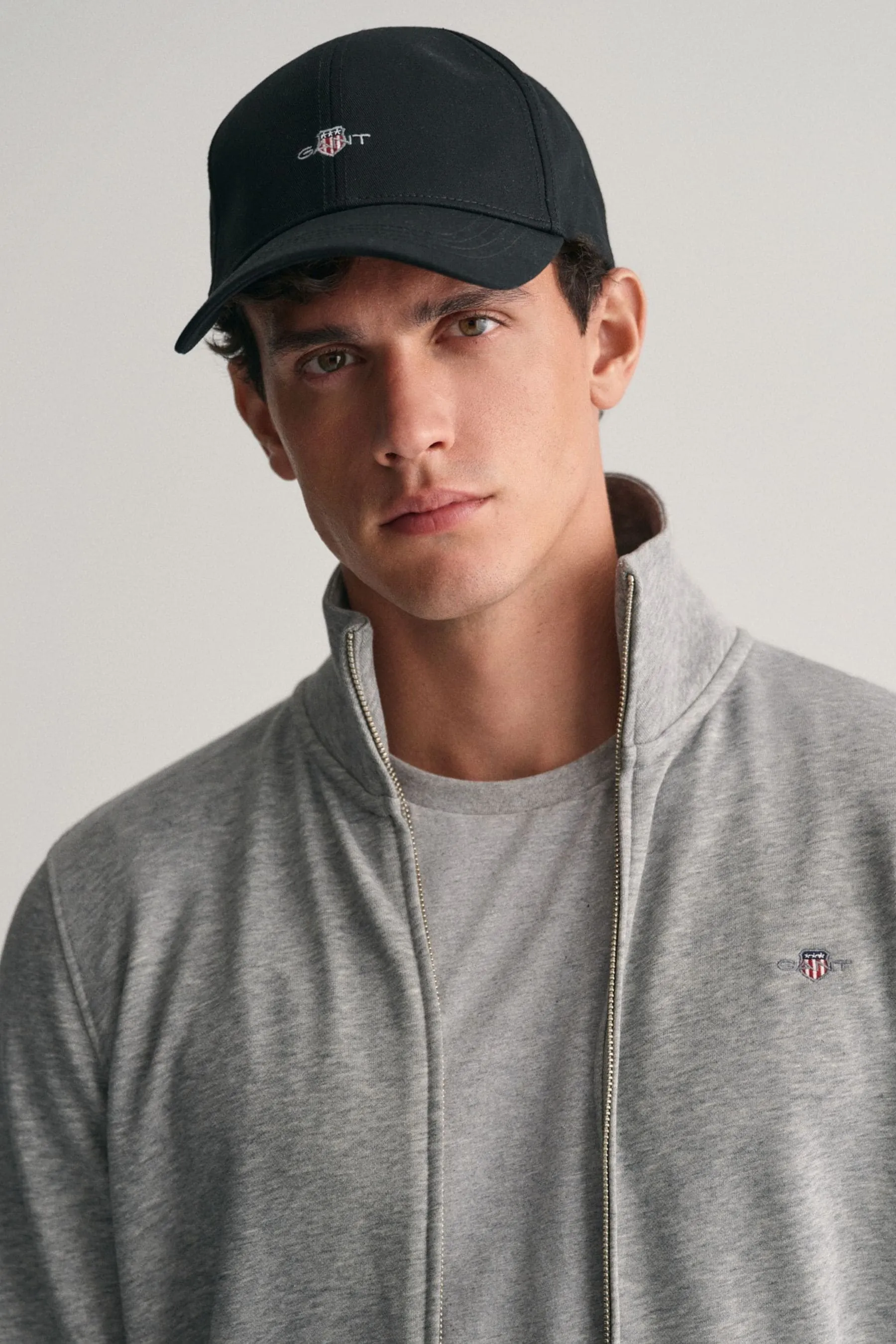 Gant Shield - Felpa con zip lunga