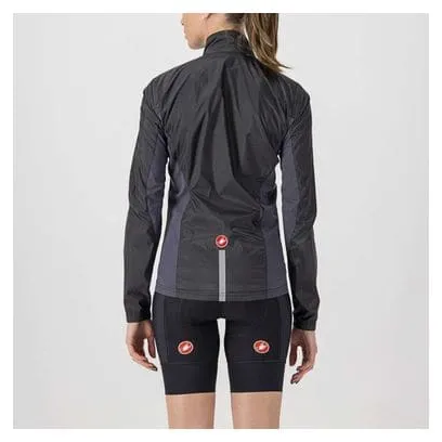 Giacca donna Castelli Squadra Stretch manica lunga Nero