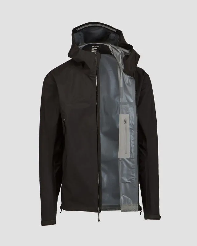 Giacca hardshell nera da uomo Arcteryx Beta Jacket M