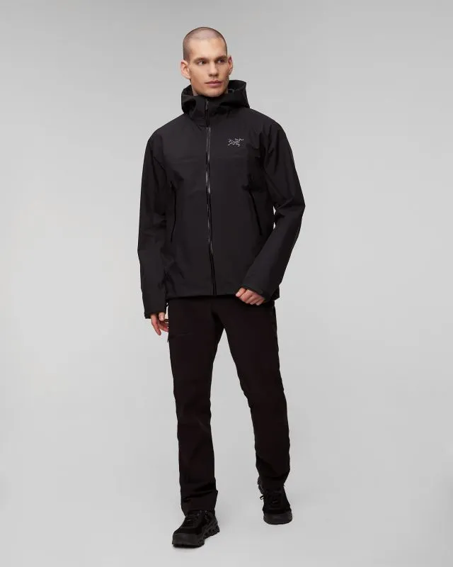 Giacca hardshell nera da uomo Arcteryx Beta Jacket M