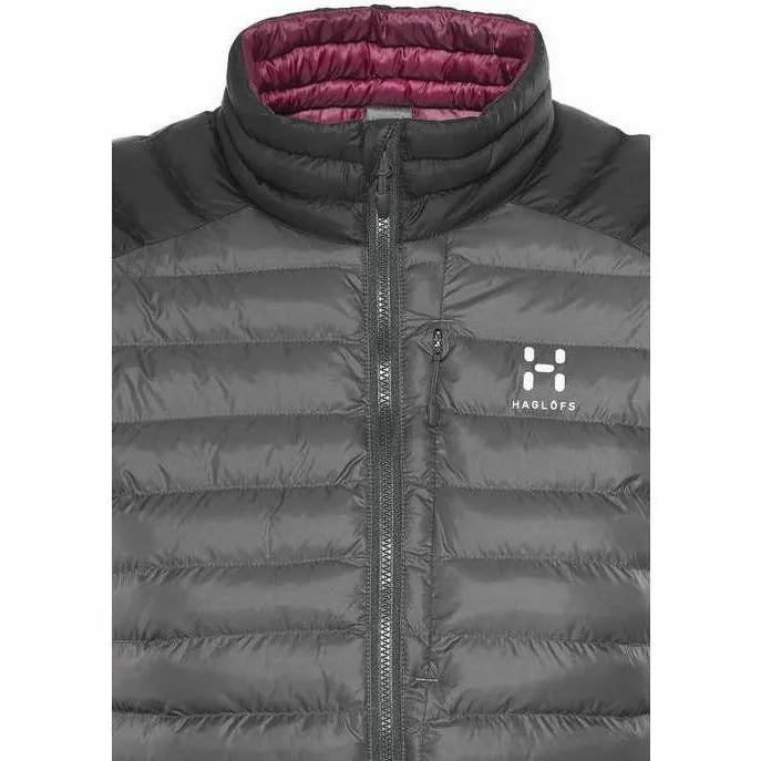 Haglofs Essens Mimic Jacket Woman Magnetite/Black - Giacca Imbottita