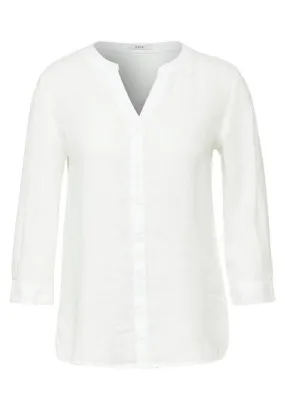 Linene Solid Color Blouse - Camicia di Lino