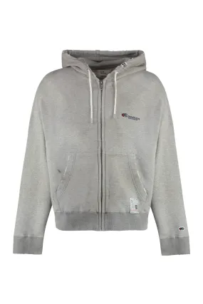 Maison Mihara Yasuhiro Felpa full-zip con cappuccio