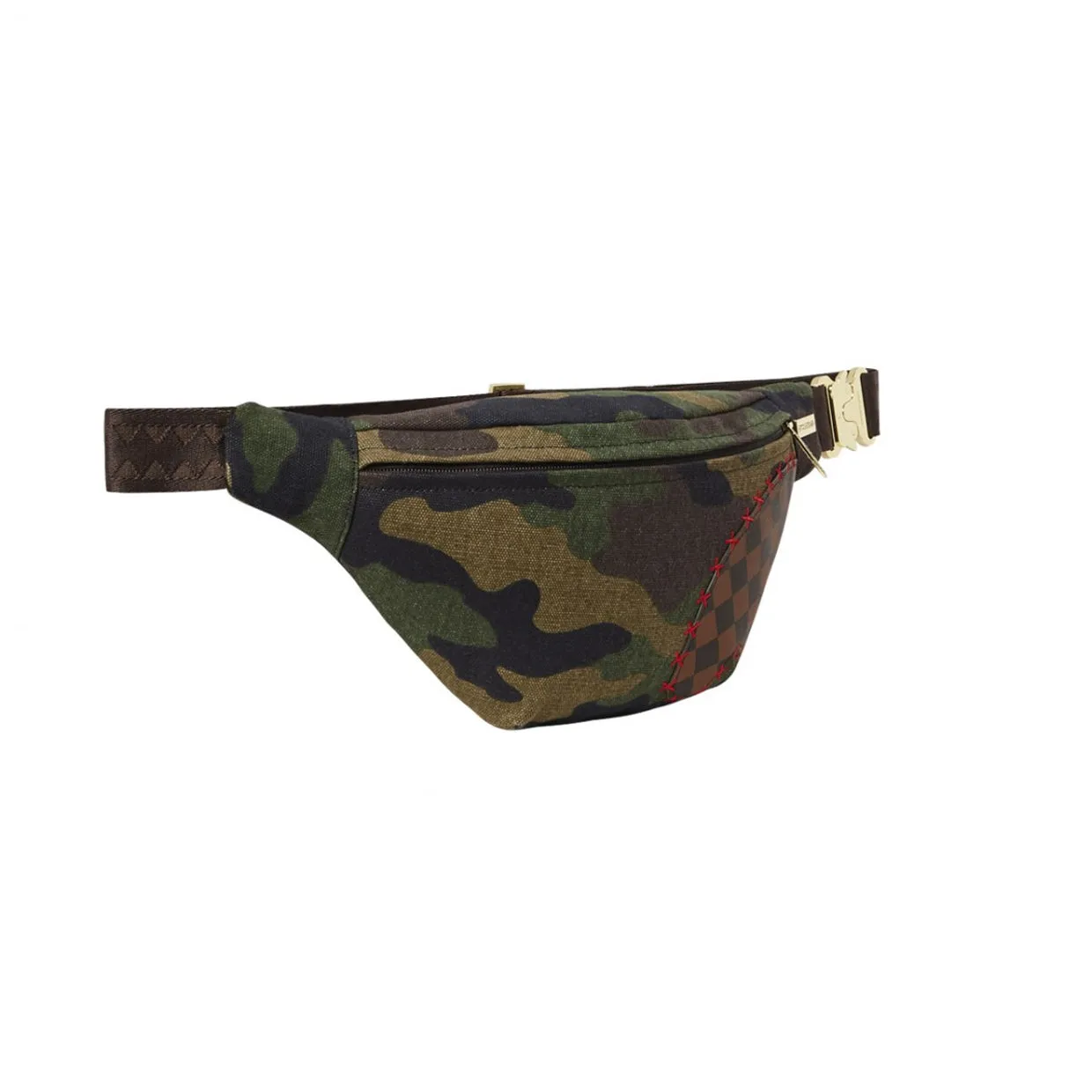 Marsupio Sprayground Shark Shape Check Savvy Camo