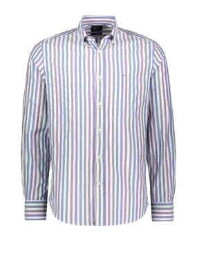 Multicolor striped cotton shirt