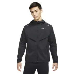 Nike Giacca Running Windrunner Reflective Nero Argento Uomo