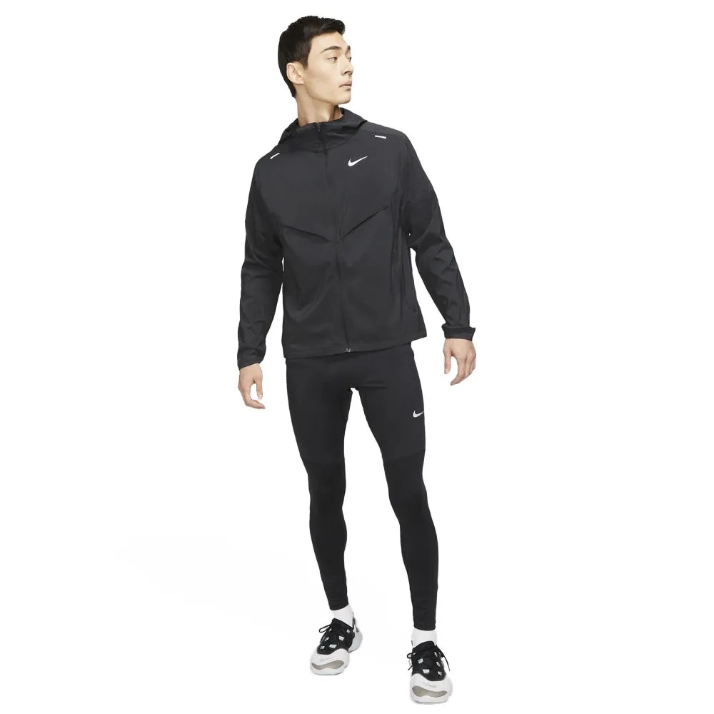 Nike Giacca Running Windrunner Reflective Nero Argento Uomo