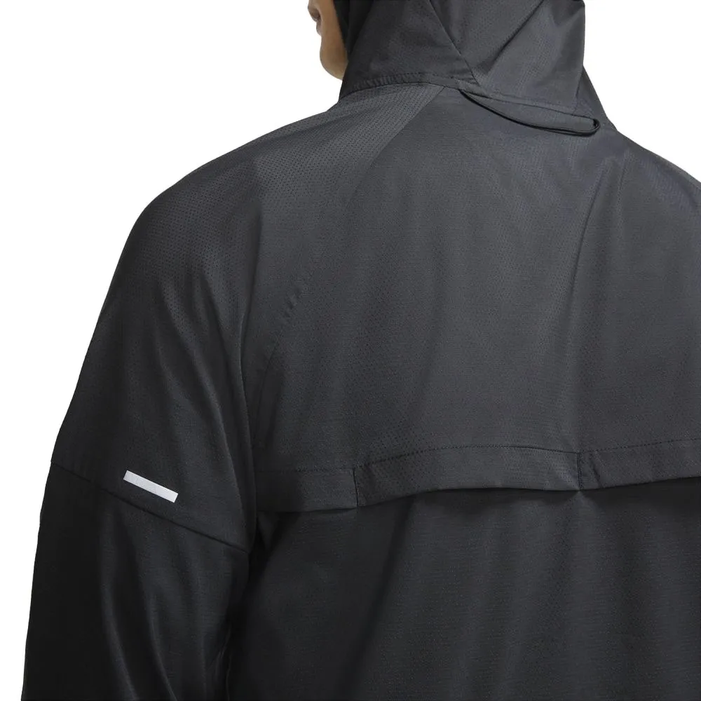 Nike Giacca Running Windrunner Reflective Nero Argento Uomo