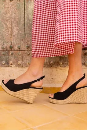 Novo Ocean - Espadrilles con zeppa e cinturino sul retro