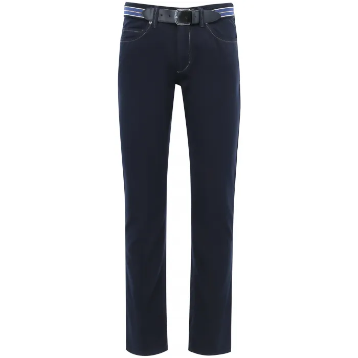 Pantaloni elasticizzati da uomo Exner con elastico Blu scuro