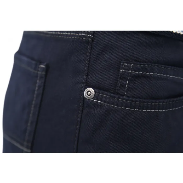 Pantaloni elasticizzati da uomo Exner con elastico Blu scuro