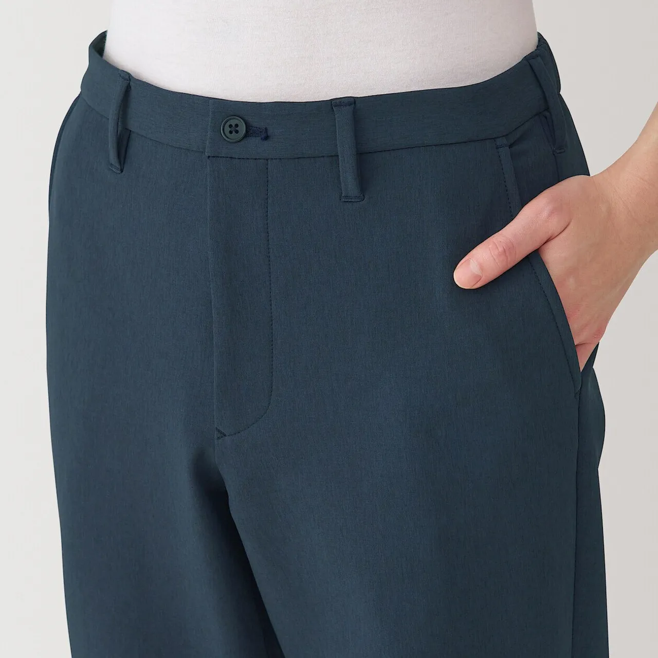 Pantaloni elasticizzati foderati in pile da uomo