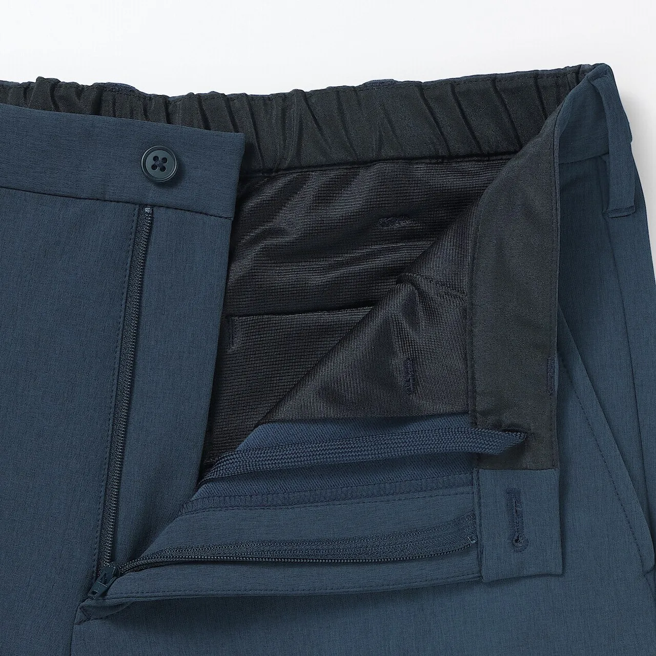 Pantaloni elasticizzati foderati in pile da uomo