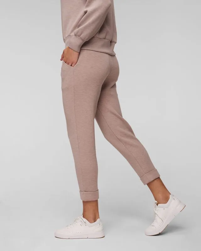 Pantaloni marroni da donna Varley The Rolled Cuff Pant 25