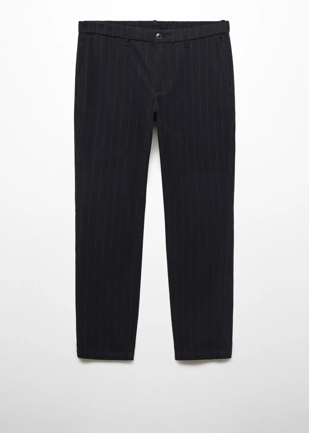 Pantaloni slim-fit cotone gessati