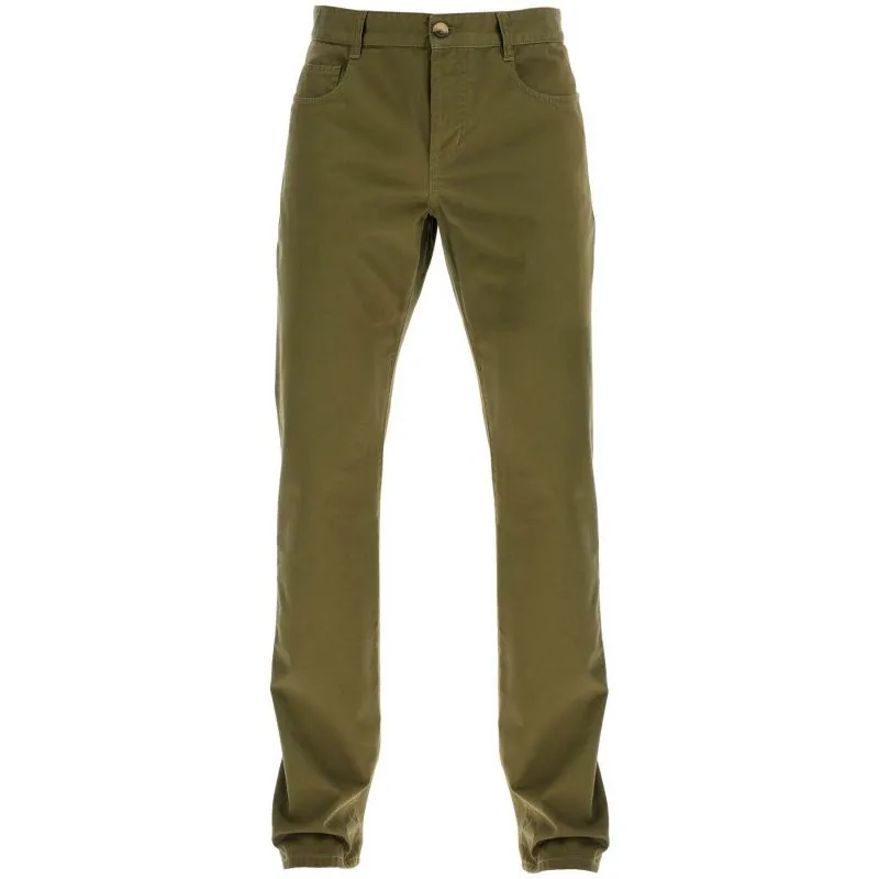 Pantaloni slim fit in cotone