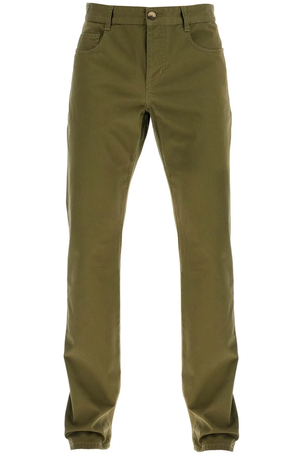 Pantaloni slim fit in cotone