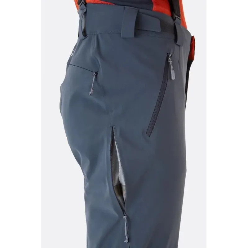 Pantaloni softshell Rab Ascendor Alpine (Ebony) uomo