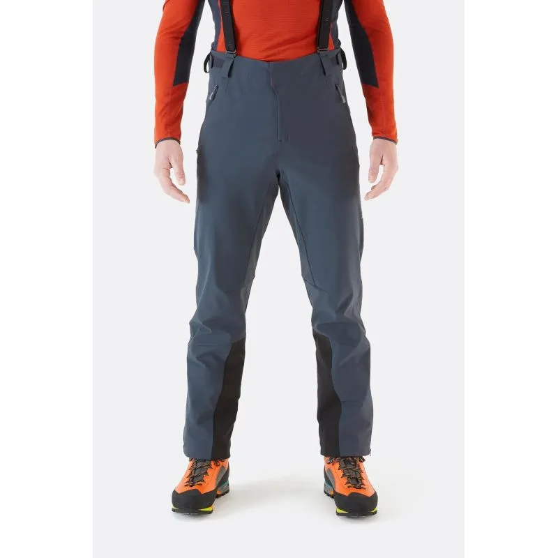 Pantaloni softshell Rab Ascendor Alpine (Ebony) uomo