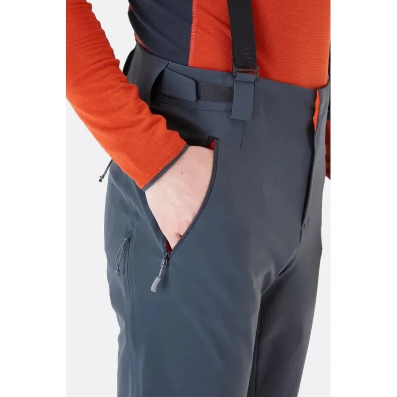 Pantaloni softshell Rab Ascendor Alpine (Ebony) uomo