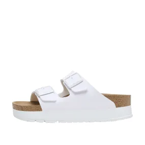 Sandali Donna Birkenstock Arizona PAP Flex Platform Bianco