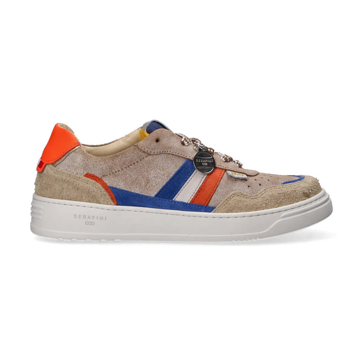 Serafini sneakers Firenze in pelle-camoscio beige