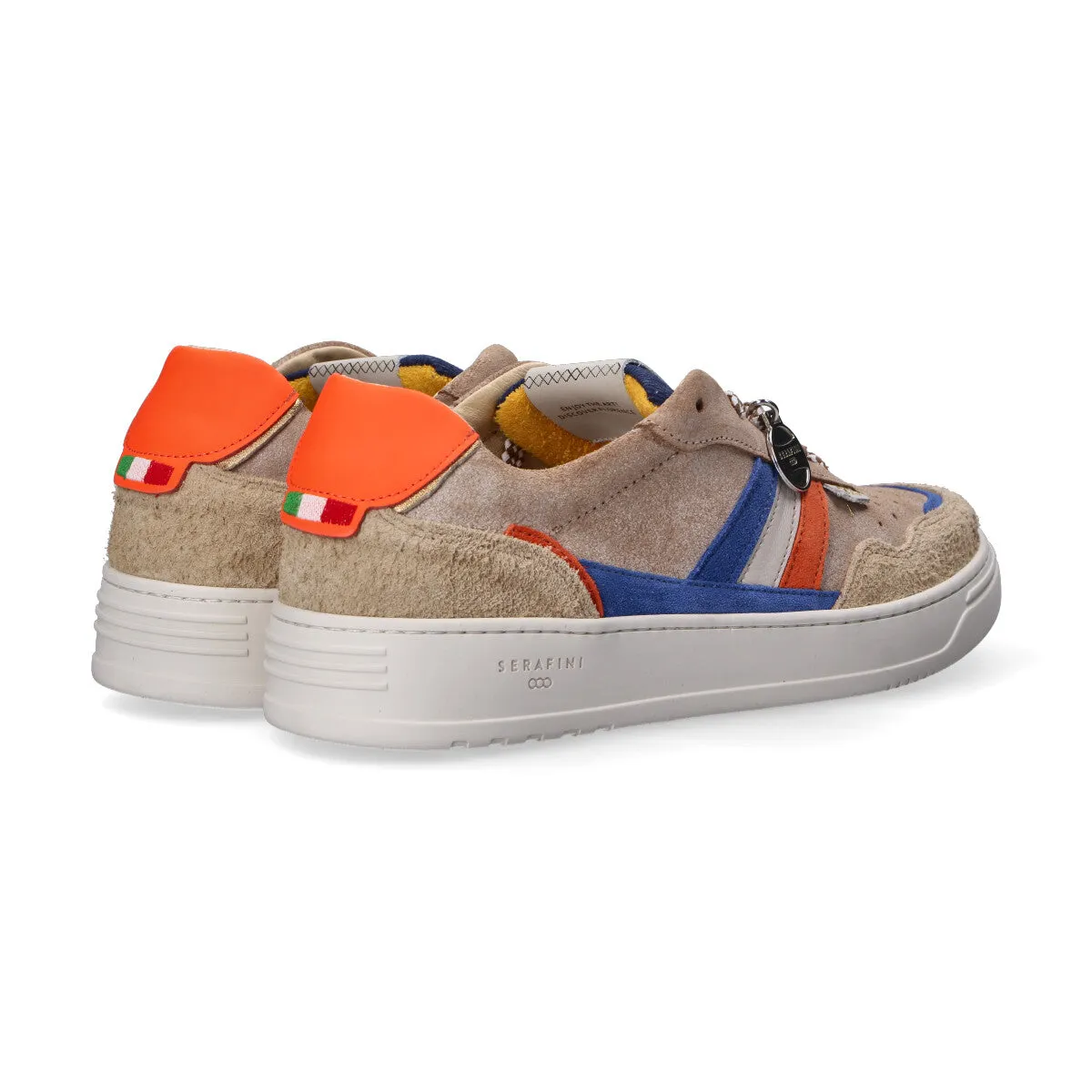 Serafini sneakers Firenze in pelle-camoscio beige