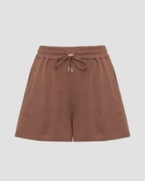 Shorts marroni da donna Varley Barket Woven Short