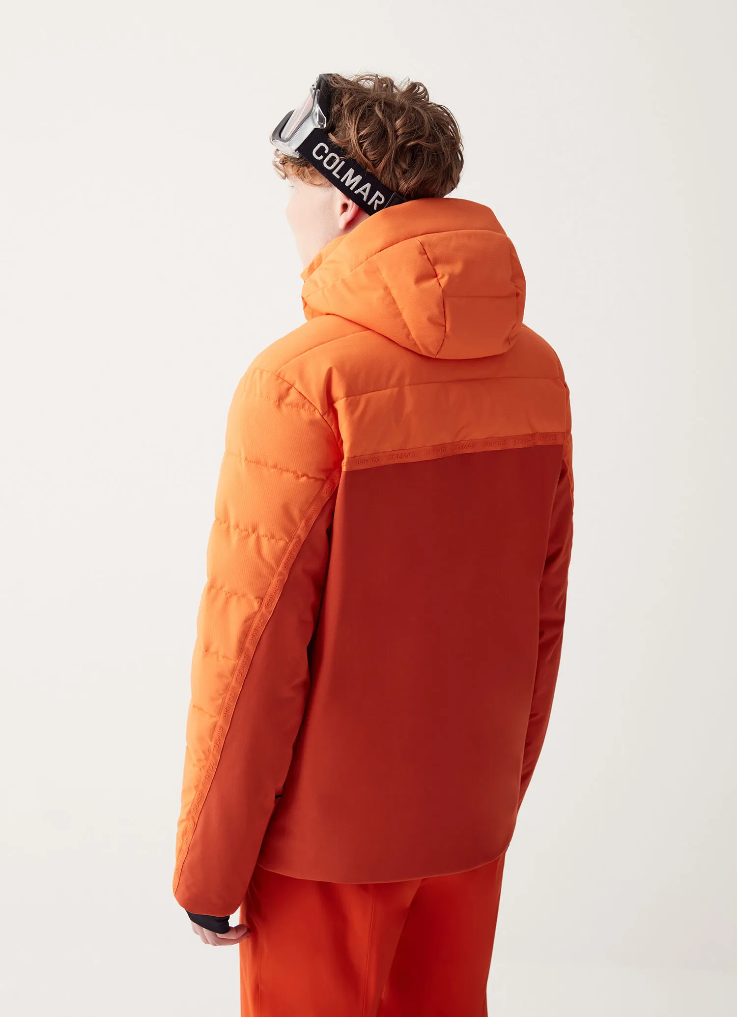 Ski jacket with double padding