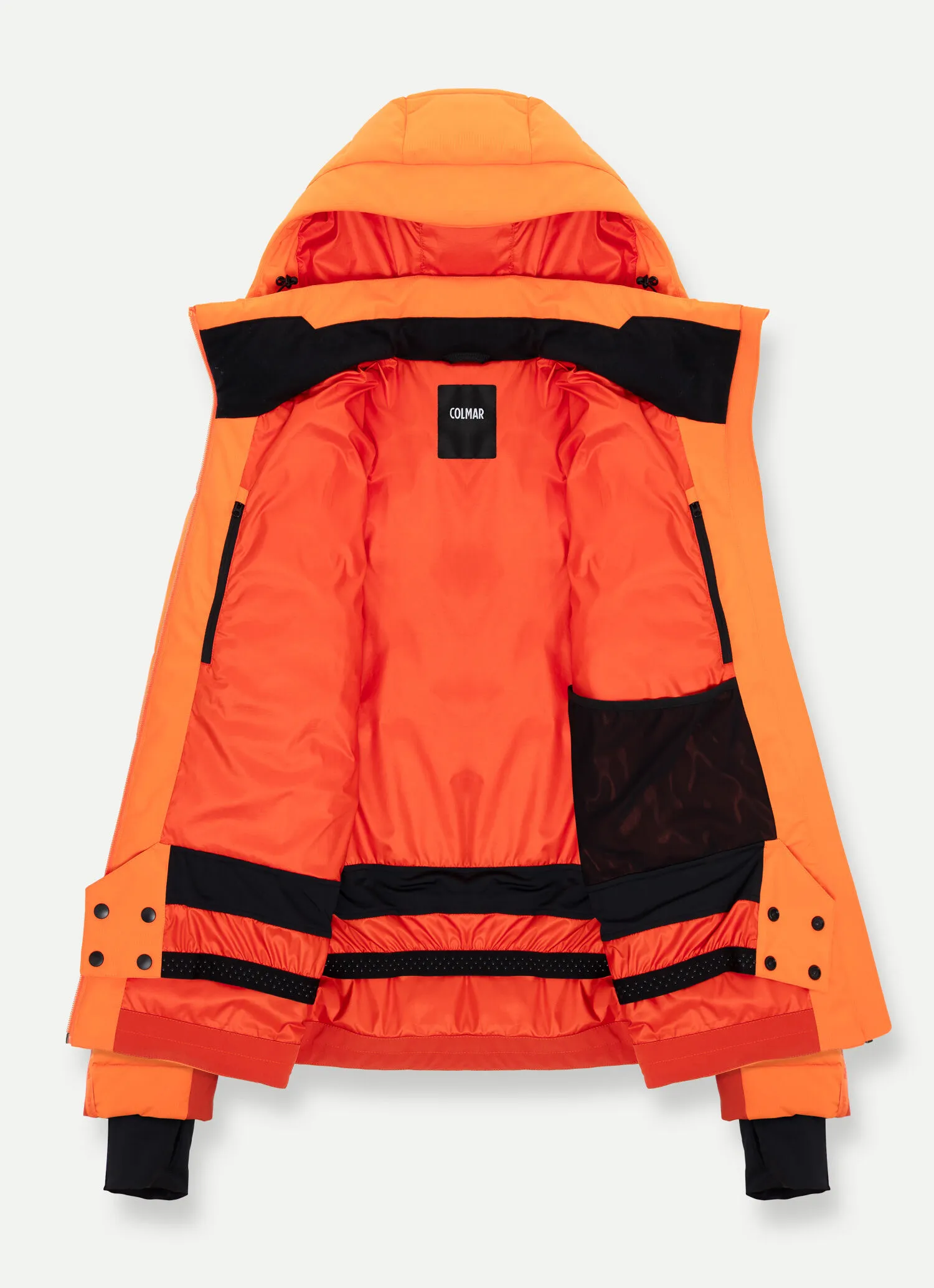 Ski jacket with double padding