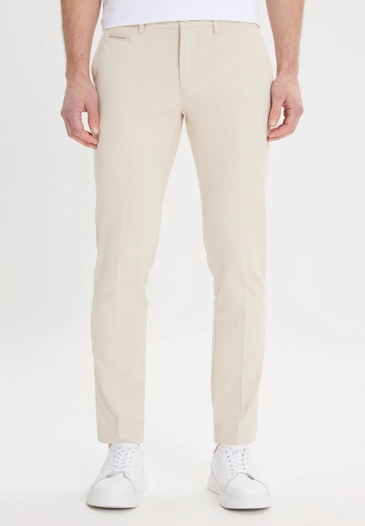 SLIM FIT SIDE POCKET - Pantaloni