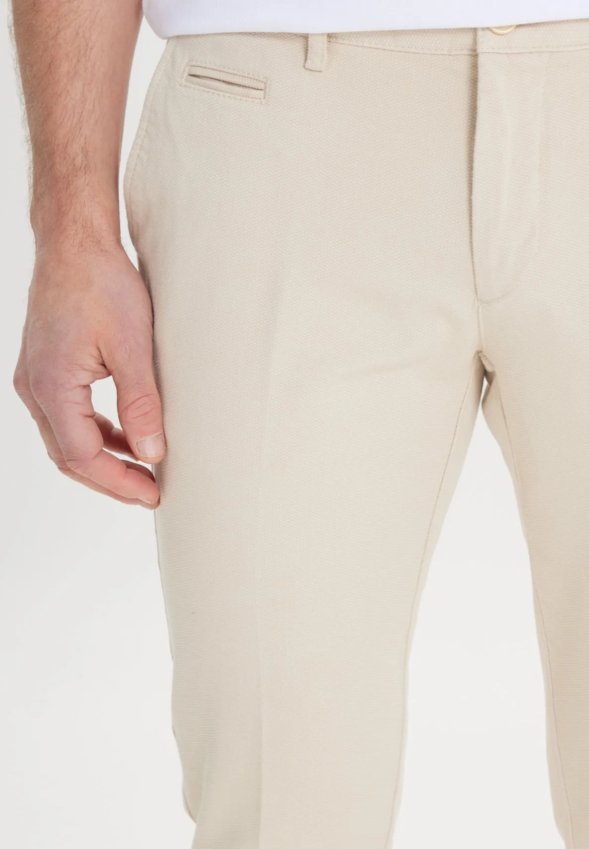 SLIM FIT SIDE POCKET - Pantaloni