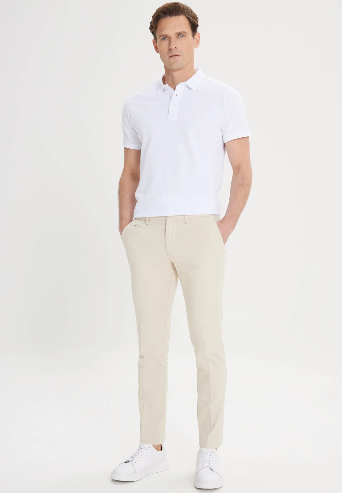 SLIM FIT SIDE POCKET - Pantaloni