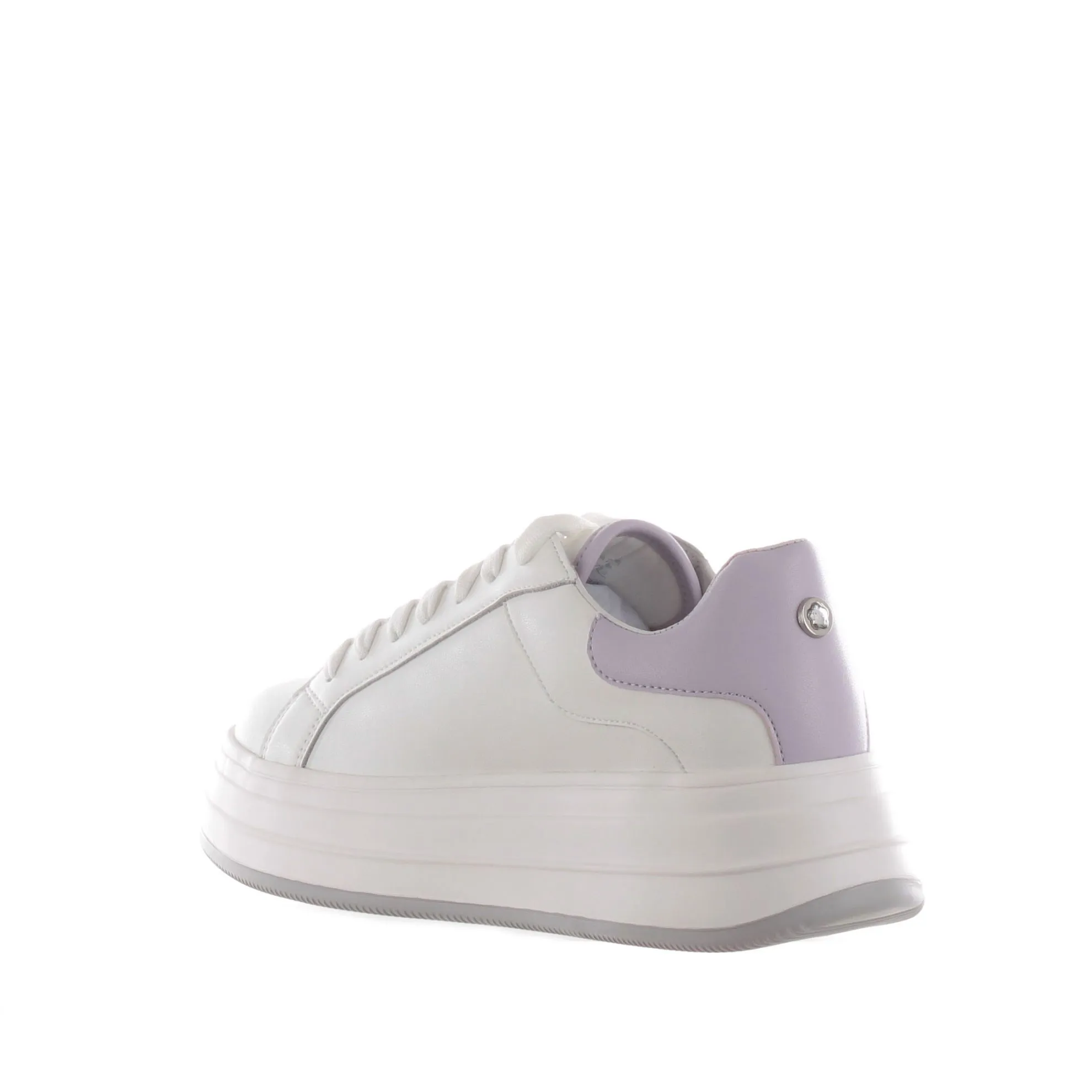 Sneaker in pelle con pietre