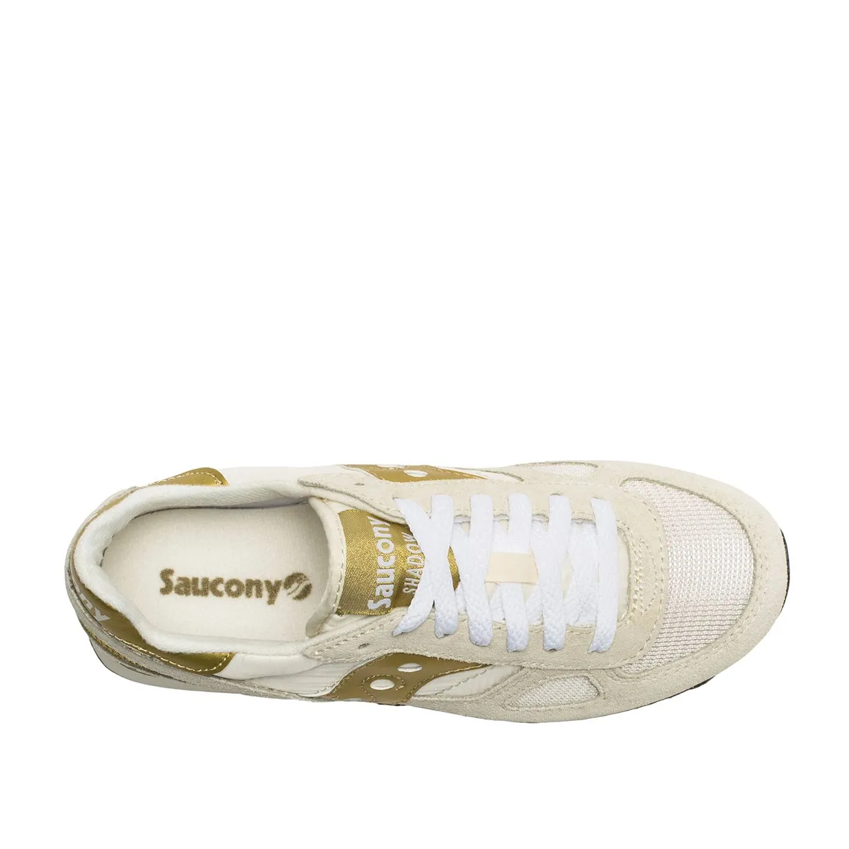 Sneakers Donna Saucony Shadow Original Bianco / Oro