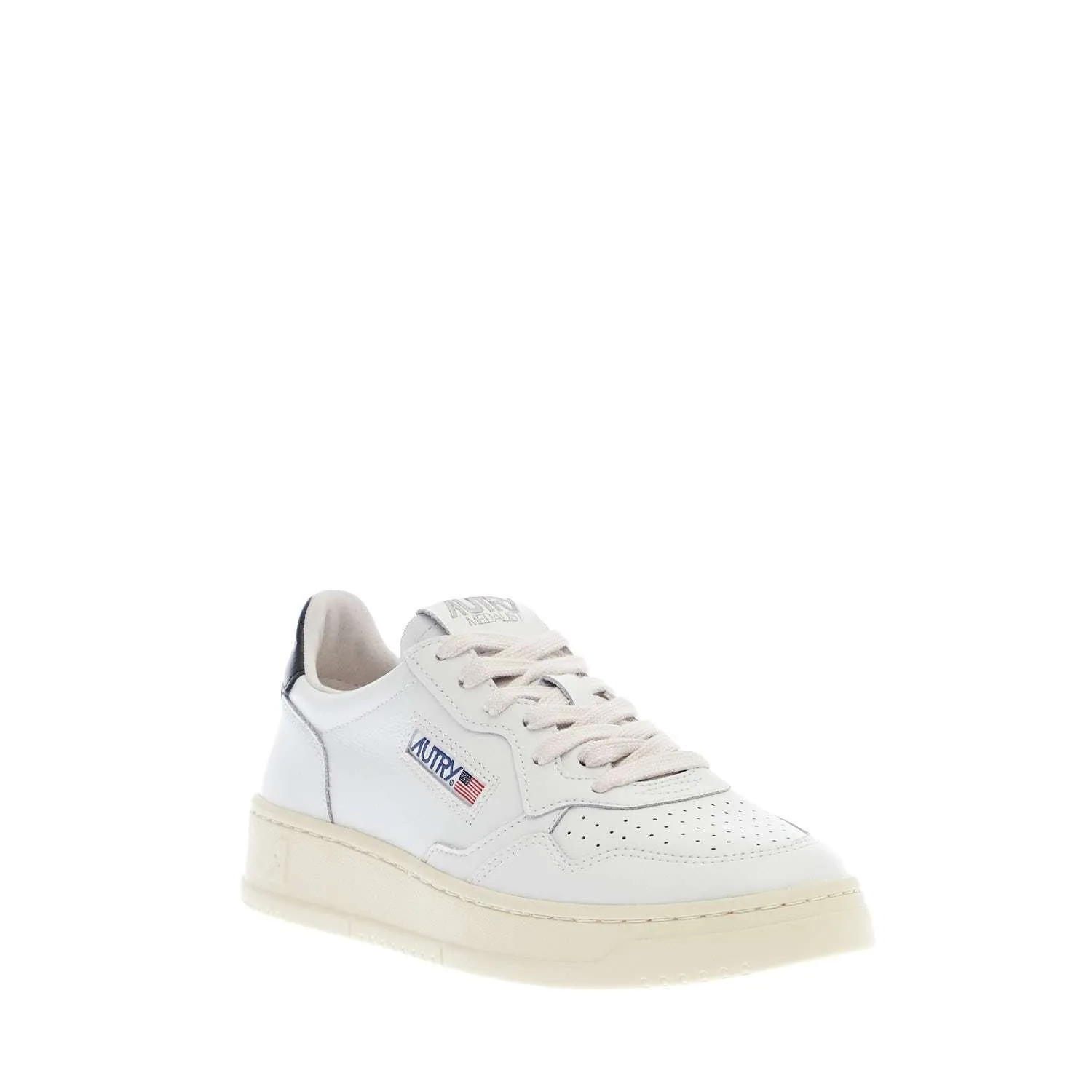 Sneakers Medalist Low In Pelle Bianca e Nera