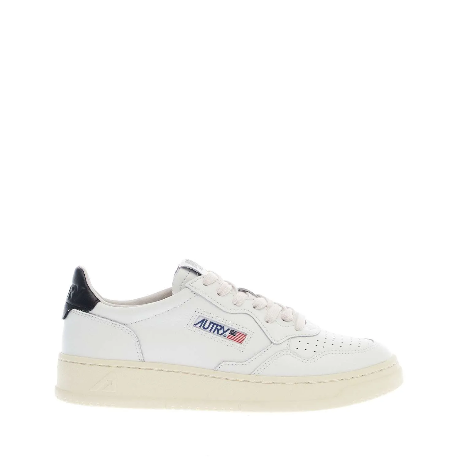 Sneakers Medalist Low In Pelle Bianca e Nera