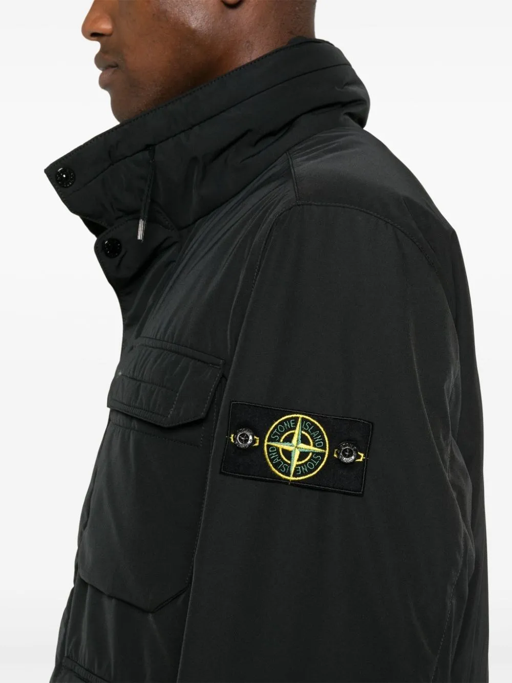 Stone Island-Giacca con cappuccio