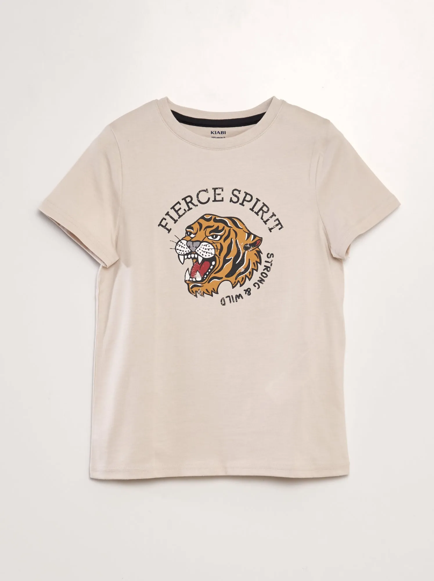 T-shirt stampata - BEIGE